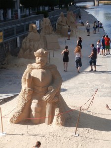 pískové-sochy-v-Písku-výlety-v-okolí-penzionu-Fořtovna-jižní-Čechy